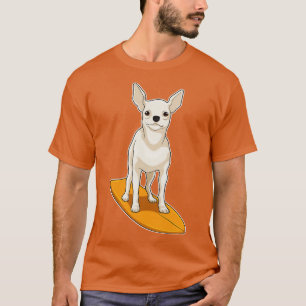 Chihuahua Surfer Surfboard T-Shirt