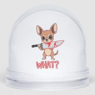 Chihuahua Sweet Little Pup Snowglobe