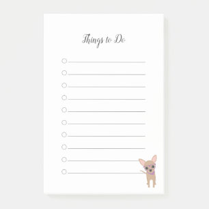 Chihuahua Things to Do Post-it Notes
