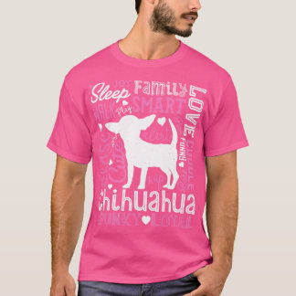 Chihuahua Typography for Men Women Boys Girls Kid T-Shirt