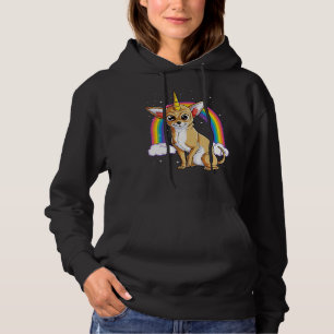 Chihuahua Unicorn Rainbow For Men Women Boys Girls Hoodie