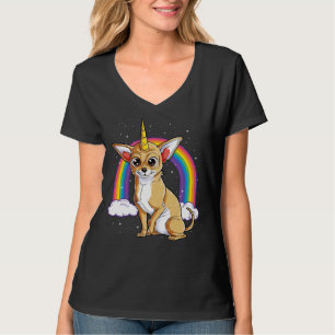 Chihuahua Unicorn Rainbow For Men Women Boys Girls T-Shirt