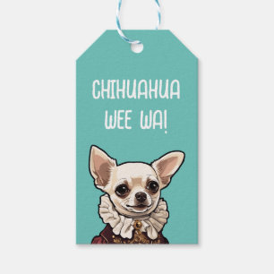 Chihuahua wee wa gift tags