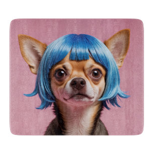 Chihuahua wig cutting board