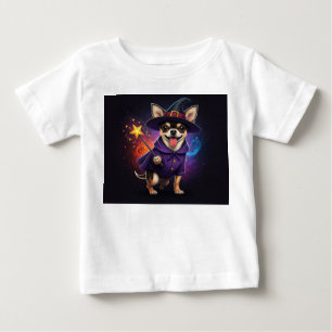 chihuahua witch casting a spell baby T-Shirt
