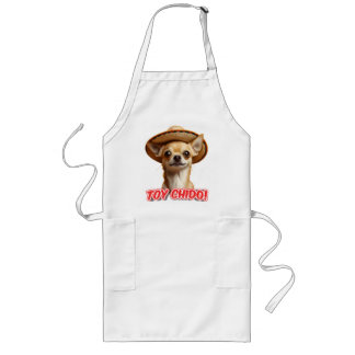 Chihuahua with Toy Chido Hat! Long Apron