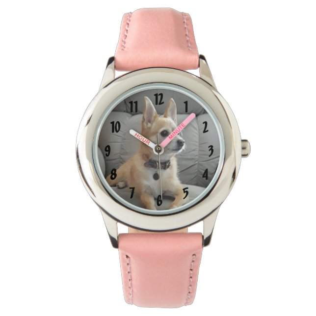 Chihuahua Wristwatch for Children (Front)