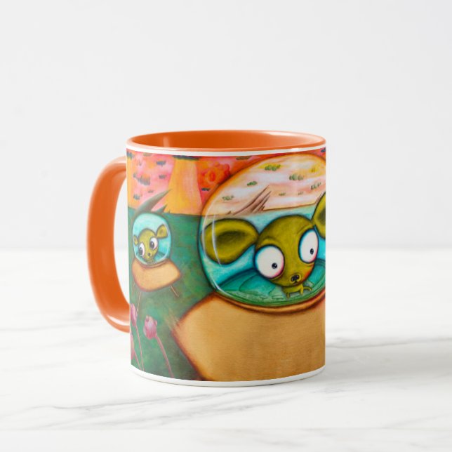 Chihuahuas from Outer-Space Mug (Front Left)