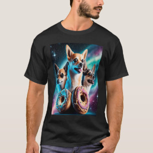 Chihuahuas In Space Doughnuts Chihuahuas Boys Girl T-Shirt