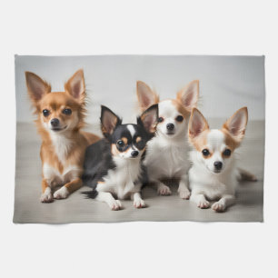 Chihuahuas Tea Towel