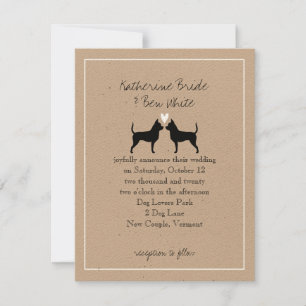 Chihuahuas Wedding Invitation