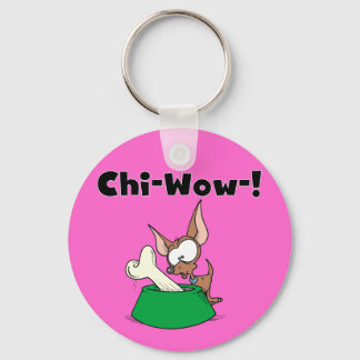 Chihuhua Chi-Wow T-shirts and Gifts Key Ring
