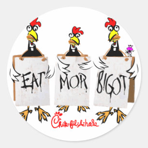 Chik-fil-a-hole Classic Round Sticker