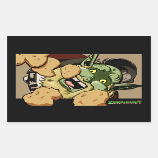 Chikky Nuggz Rectangular Sticker