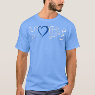 Child Abuse Awareness s Hope Blue Ribbon  T-Shirt