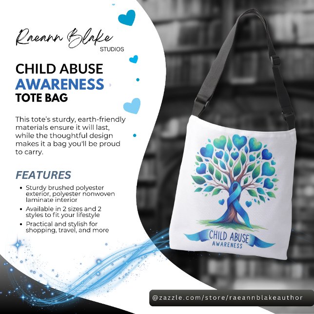 Child Abuse Awareness Tote Bag (Creator Uploaded)