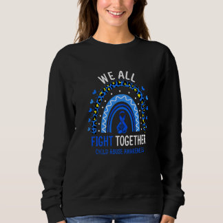 Child Abuse Awareness We All Fight Together Sweatshirt