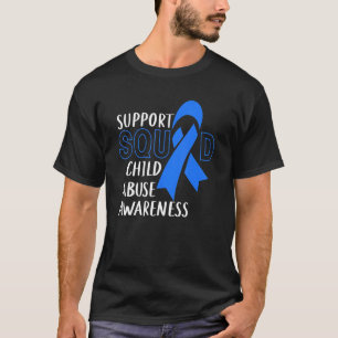 Child Abuse Prevention Month April Support Squad A T-Shirt