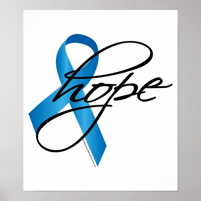 Child Abuse Ribbon Hope Poster (Front)