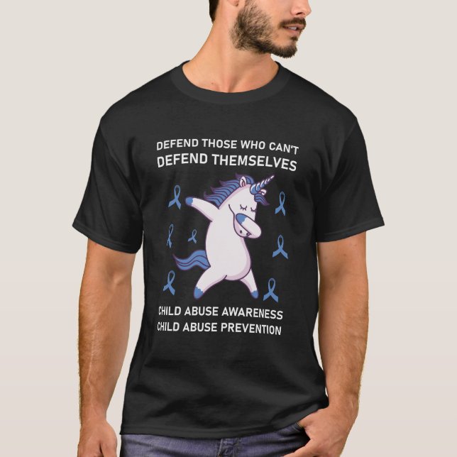 Child Abuse Survivor Child Abuse Prevention T-Shirt (Front)