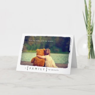 Child Adoption Girl Card