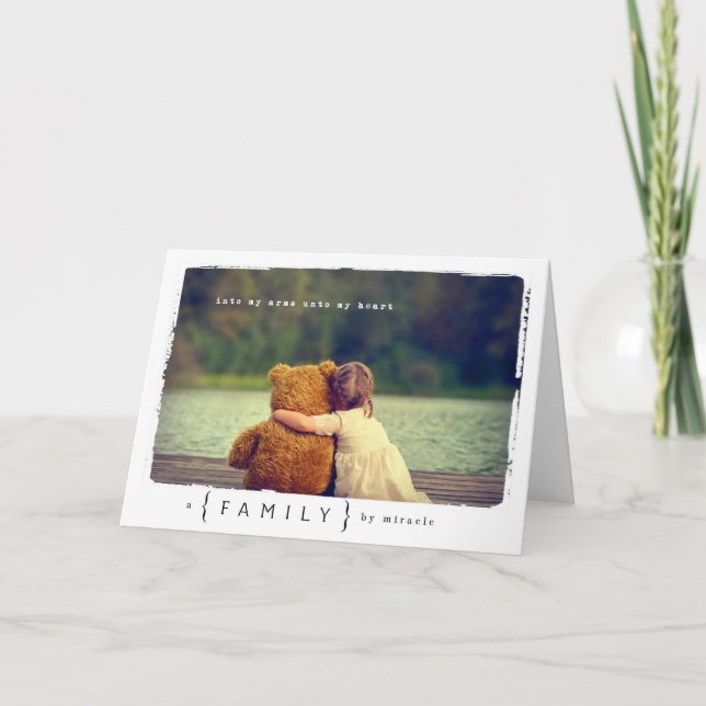 Child Adoption Girl Card (Front)