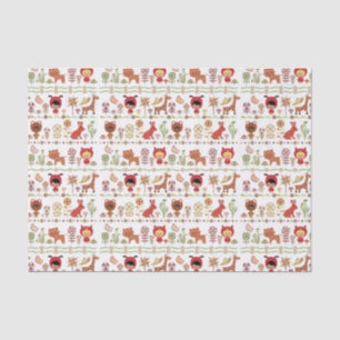 Child and Animals Pattern Tissue Paper