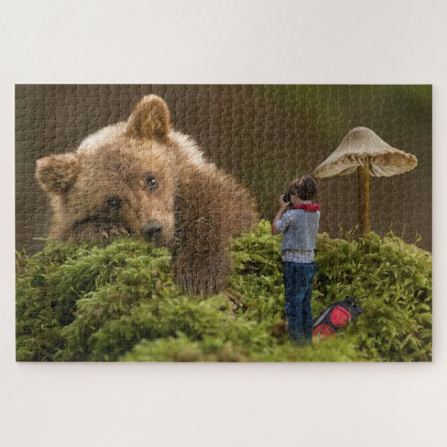 Child and Bear Jigsaw Puzzle (Horizontal)