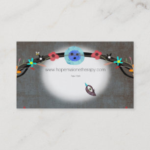 Child and Family Therapist Business Card