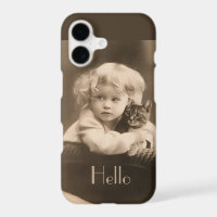 Child and Kitty iPhone 6 Plus Case