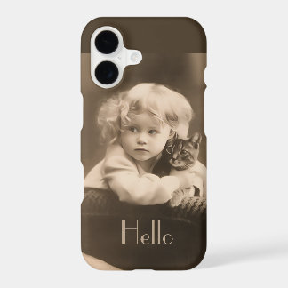 Child and Kitty iPhone 6 Plus Case