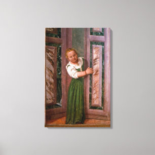 Child at the Door, from the Sala a Crociera, c.156 Canvas Print