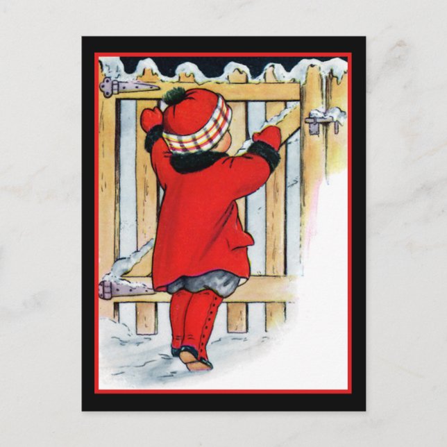 Child at the Gate Postcard (Front)