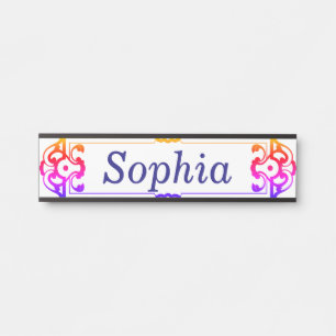 Child Bedroom Door Name Plaque Idea Sign