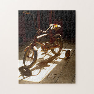 Child bicycle at the former grist mill jigsaw puzzle