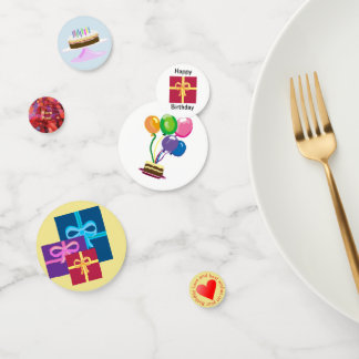 Child birthday party confetti
