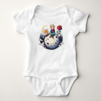 Child Body with Small Prince's Head Baby Bodysuit