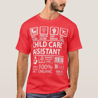 Child Care Assistant MultiTasking Certified Job Gi T-Shirt