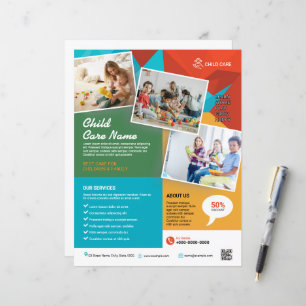 Child Care Flyer Template