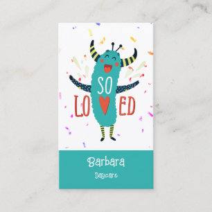  Child Care Nanny Babysitter Daycare QR CODE Business Card