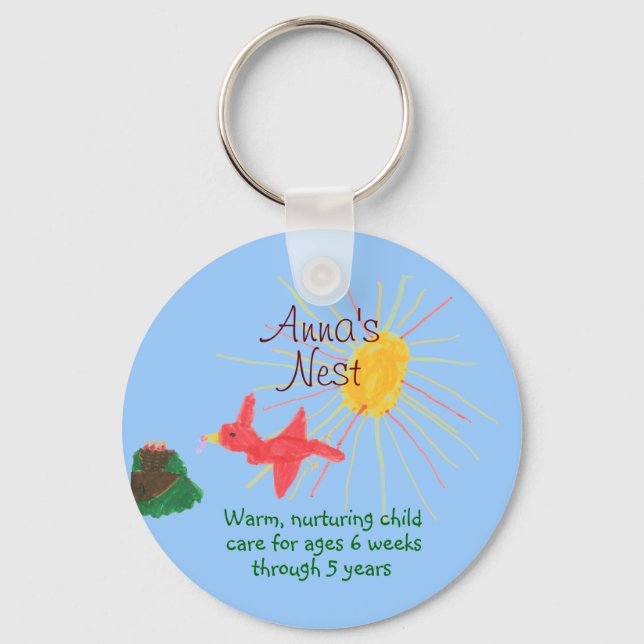 Child care promotional keychain (Front)