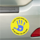 Child Care Safety Car Magnet