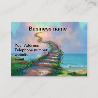 Child Care Stairway Business Card