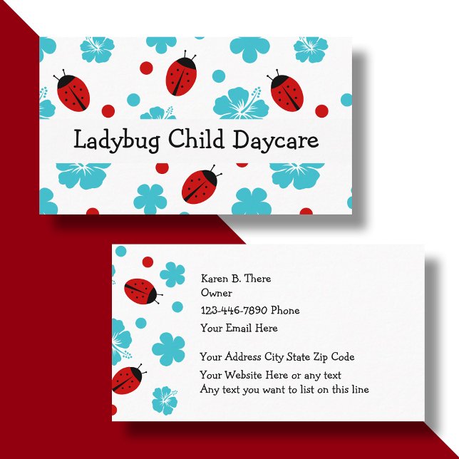 Child Daycare Business Cards (Creator Uploaded)