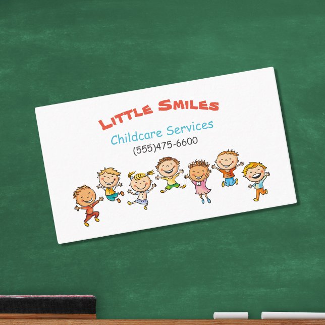 Child Daycare Services Business Card (Creator Uploaded)