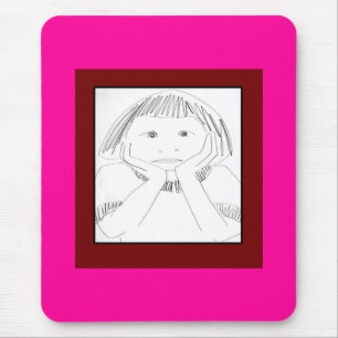 Child Deciding Mouse Mat