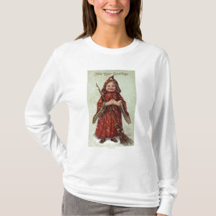 Child Dressed in Red Cloak T-Shirt
