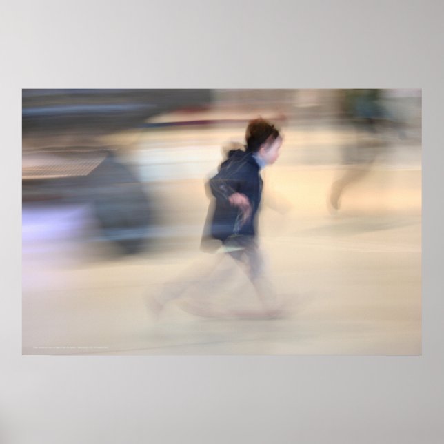 Child escaping from LB's Spider Beaubourg Poster (Front)