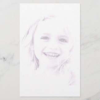 Child face girl stationery