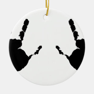 Child Handprints Ceramic Tree Decoration
